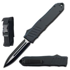 9" Black Havoc OTF Automatic Knife Dagger Blade