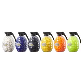 Omega 1600 Round Grenade Style 0.12g BB Bottle Mix Colors