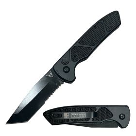 Black Ballistic Tanto Blade SwitchBlade Automatic Pocket Knife