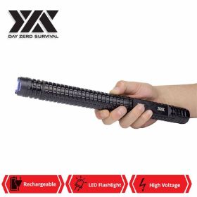 DZS Elite Tactical Stun Gun With 3 Functions LED Flashlight