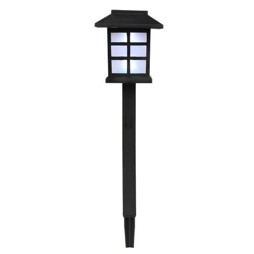 6pcs White LED Solar Lantern Torch Light Garden Landscape Lighting