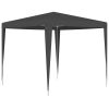 Professional Party Tent 8.2'x8.2' Anthracite 0.3 oz/ft²