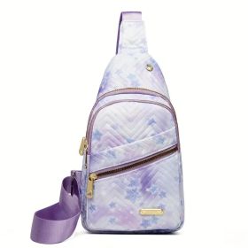 Lightweight Crossbody Sling Bag - Adjustable Strap, Zip Closure, Perfect For Travel, Sports & Hiking (Option: Style17)