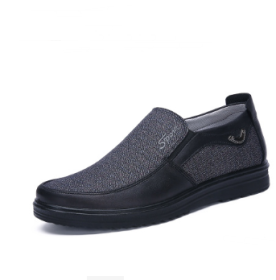 Business Casual Soft-soled Feet Flat-soled Men's Shoes (Option: Gray-45 yards)