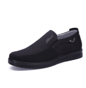 Business Casual Soft-soled Feet Flat-soled Men's Shoes (Option: B gray-45)
