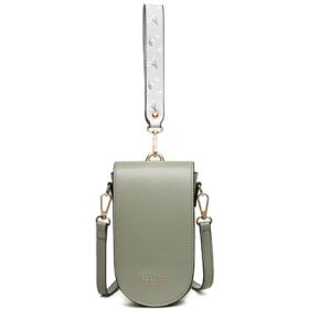 Mobile Phone Bag Korean Version PU Multifunctional Handbag (Color: Green)