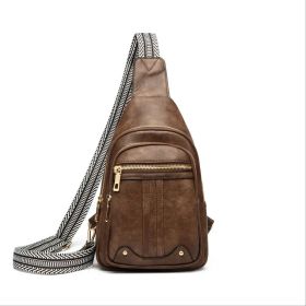 Sling Bag Crossbody Bags For Women, Fanny Packs For Women Chest Bag For Work Shopping Pack Crossbody Purse , Brown, Small, Sling Bag (Color: Brown)