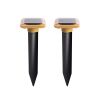1/2/4/6pcs Solar Energy Mole Driving Vibrating Buzzer Garden Farm Yard IP55 Waterproof Snake Repellent