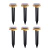 1/2/4/6pcs Solar Energy Mole Driving Vibrating Buzzer Garden Farm Yard IP55 Waterproof Snake Repellent