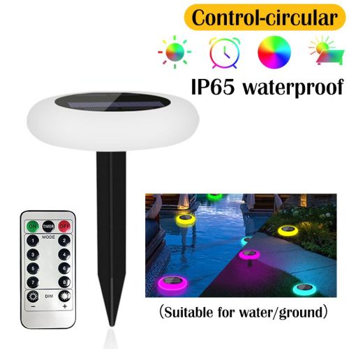 Solar Floating Pool Lights Waterproof Garden Solar Lighting 7 Colors Led Light Swimming Pool Light Garden Water Drift Lamp Decor