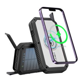 Portable Charger, 10000mAh Power Bank with USB-C Cable for Travel, Fast Charging Battery Pack for iPhone (Color: Black)
