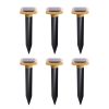 1/2/4/6pcs Solar Energy Mole Driving Vibrating Buzzer Garden Farm Yard IP55 Waterproof Snake Repellent