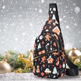 Christmas Holiday Chest Bag (Color: Black)